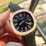 PATEK PHILIPPE Aquanaut  Black Rubber Strap Mechanical 42mm Watch